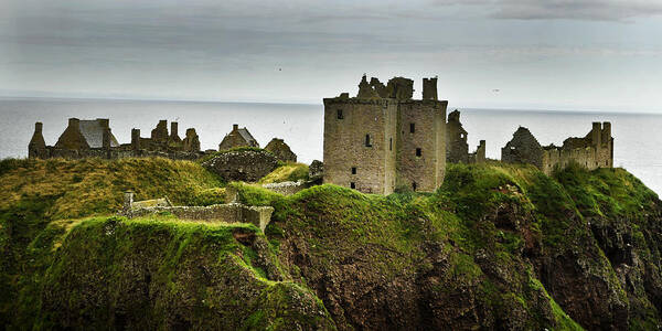 Castle Art Print featuring the photograph Dunnottar Castle Scotland by Sally Ross