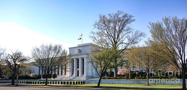 Federal Art Print featuring the photograph Federal Reserve Building by Olivier Le Queinec