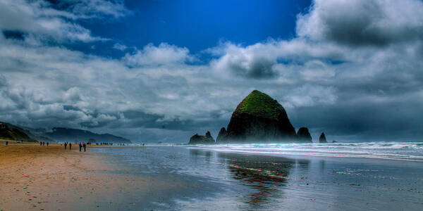 Cannon Beach Art Print featuring the photograph Haystack Rock IV by David Patterson