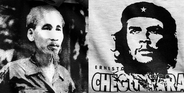 Ho Art Print featuring the photograph Ho Chi Minh and Che Guevara by Rick Piper Photography