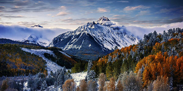  Art Print featuring the photograph Majestic Mt. Sneffles by David Soldano