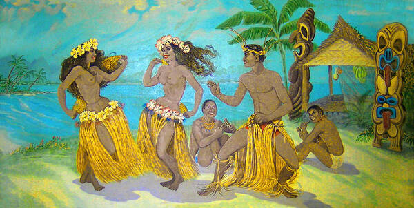 Kanemitsu Bakery Art Print featuring the photograph Moloka'i Hula 3 by James Temple