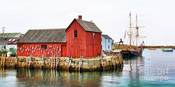 Motif #1 Art Print featuring the photograph Motif Number 1 Rockport MA by Jack Schultz