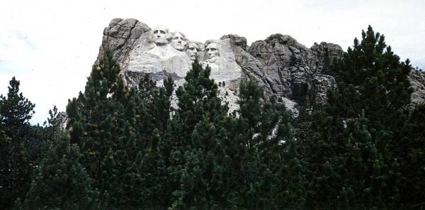Mount Art Print featuring the photograph Mount Rushmore by John Mathews