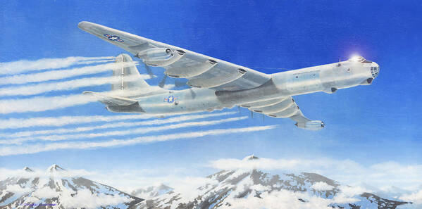 Aviation Art Print featuring the painting Peacemaker by Douglas Castleman