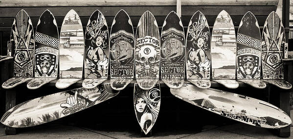 Sector 9 Art Print featuring the photograph Sector9 Seat on the Board by Michael Hope