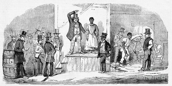 Slavery Art Print featuring the photograph Slave Auction, Richmond, Virginia, 1857 by Wellcome Images