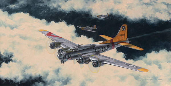 Aviation Art Art Print featuring the painting Temporary Reprieve by Wade Meyers
