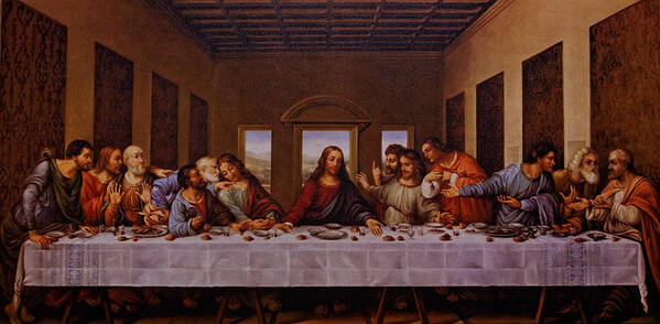 The Last Supper Art Print featuring the photograph The Last Supper by Jonathan Davison