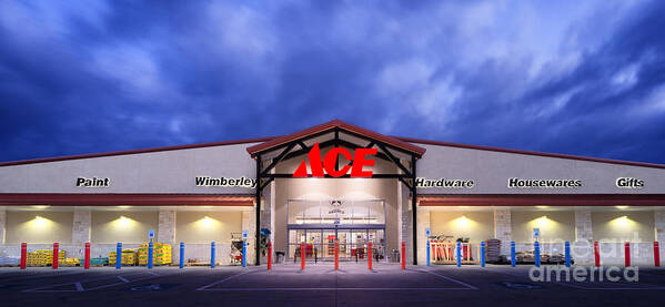 Ace Art Print featuring the photograph The New ACE Hardware by Richard Mason