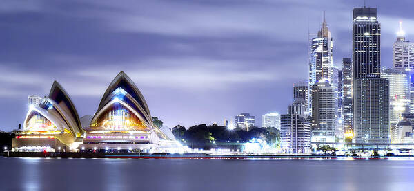 Sydney Opera House Art Print featuring the photograph Power Balance by Mark Lucey