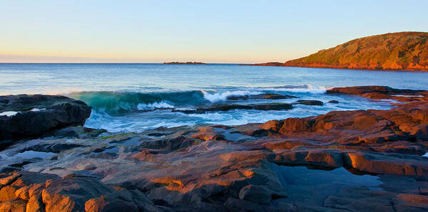 Boulder Bay Art Print featuring the photograph Boulder Bay Sunrise by Paul Svensen