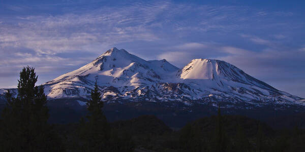 Mountains Art Print featuring the photograph Mt Shasta by Albert Seger