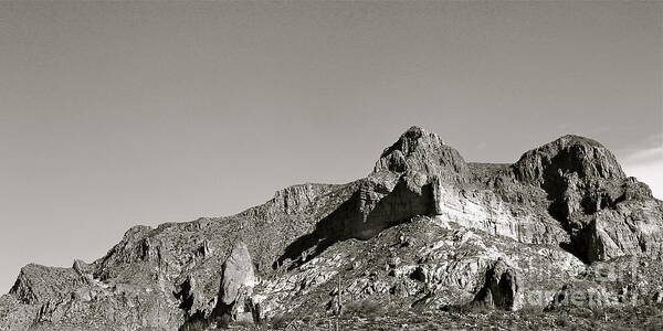 Salt River Canyon Art Print featuring the photograph Salt River Black and White by Pamela Walrath