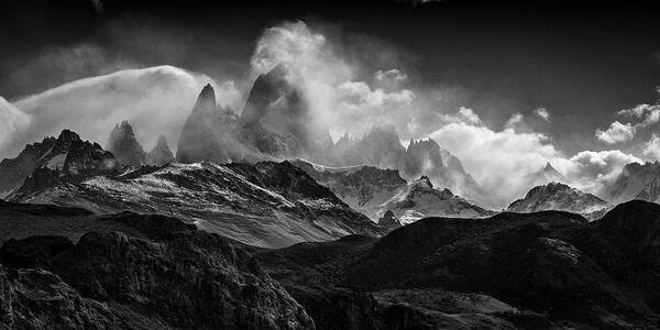 Landscape Art Print featuring the photograph Massif #1 by Ryan Weddle