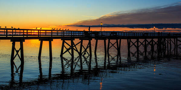 Southport Art Print featuring the photograph Southport Sunrise by Nick Noble