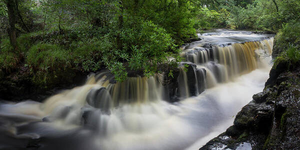 Waterfall Art Print featuring the photograph Clare Glens #7 by Mark Callanan