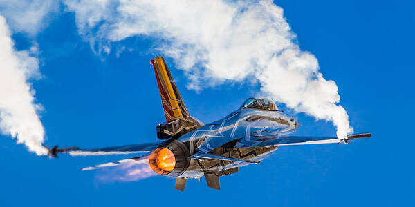 Aircraft Art Print featuring the photograph Afterburn by Ian Schofield