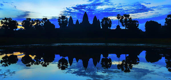 Angkor Art Print featuring the photograph Angkor Dawn by Stephen Stookey
