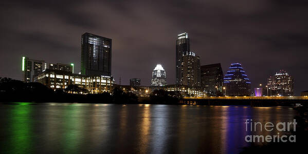 Town Lake Art Print featuring the photograph Austin Texas by Anthony Totah