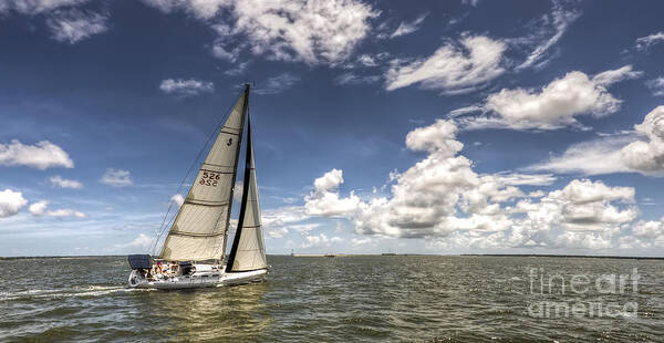 Beneteau First 40.7 Art Print featuring the photograph Beneteau first 40.7 by Dustin K Ryan