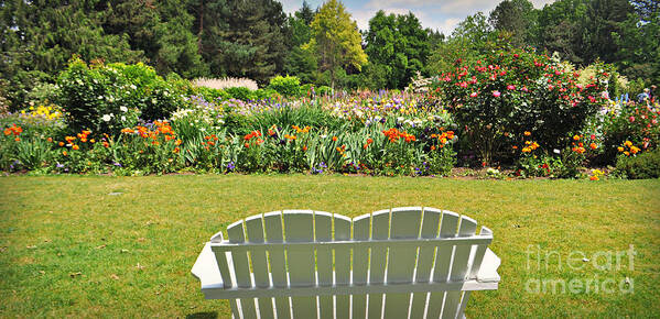 Garden Art Print featuring the photograph Come to the Garden by Mindy Bench