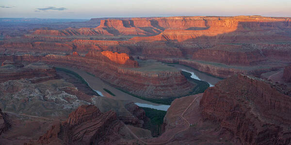 Dead Art Print featuring the photograph Dead Horse Point Panorama by Aaron Spong