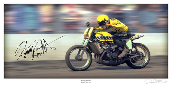 Motorcycle Art Print featuring the photograph Dirt SPEED by Lar Matre
