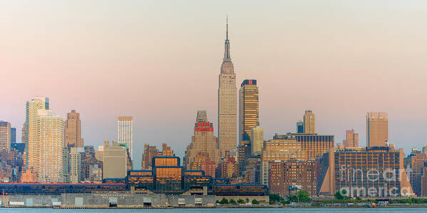 Clarence Holmes Art Print featuring the photograph Empire State Building and Skyline I by Clarence Holmes