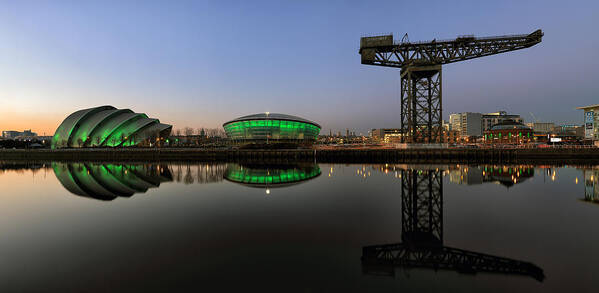 Panoramic Image Art Print featuring the photograph Clyde Civil Twilight by Grant Glendinning