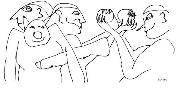  Art Print featuring the digital art Juggling Osiris by Doug Duffey