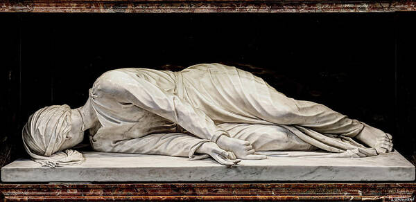 Saint Cecilia Art Print featuring the photograph Martyrdom of Saint Cecilia by Maderno by Weston Westmoreland