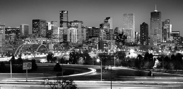 Denver Art Print featuring the photograph Mile High Skyline by Kevin Munro