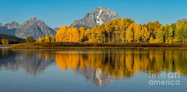 Autumn Art Print featuring the photograph Oxbow Bend, Teton National Park by Jerry Fornarotto