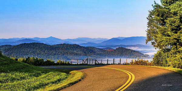 Blue Ridge Parkway Art Print featuring the photograph Parkway Morning Vista by Dale R Carlson