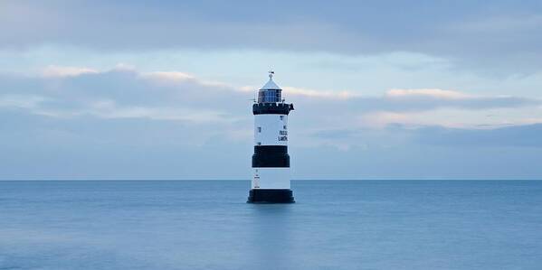 Penmon Lighthouse Art Print featuring the photograph Penmon Lighthouse by Stephen Taylor