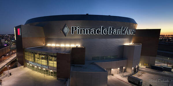 Lincoln Art Print featuring the photograph Pinnacle Bank Arena by Mark Dahmke