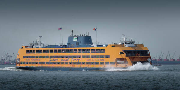 Staten Island Ferry Art Print featuring the photograph Samuel I. Newhouse Ferry by Kenneth Cole