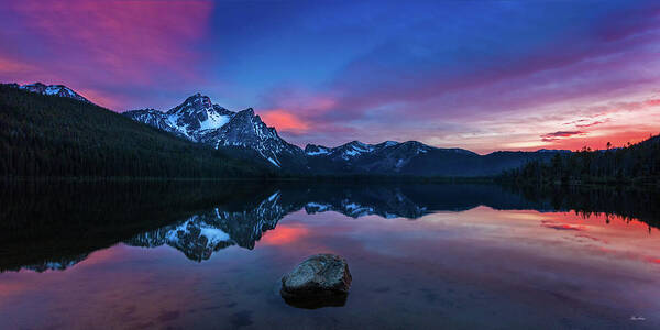 Stanley Art Print featuring the photograph Stanley Lake Tranquility by Chris Steele