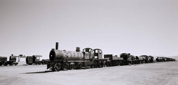 Train Art Print featuring the photograph Steam Trains by Shaun Higson