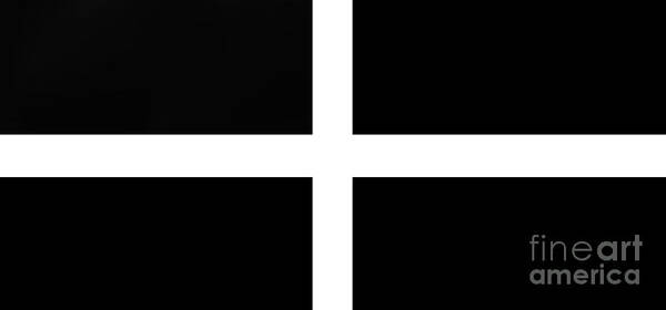 Flag Art Print featuring the photograph The Flag Of St. Piran Cornwall by Linsey Williams