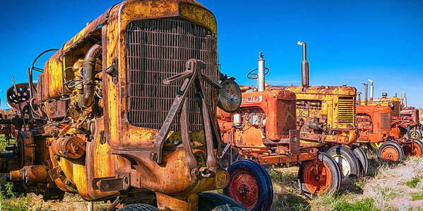 Tractor Art Print featuring the photograph Tractor Supply by Daniel George