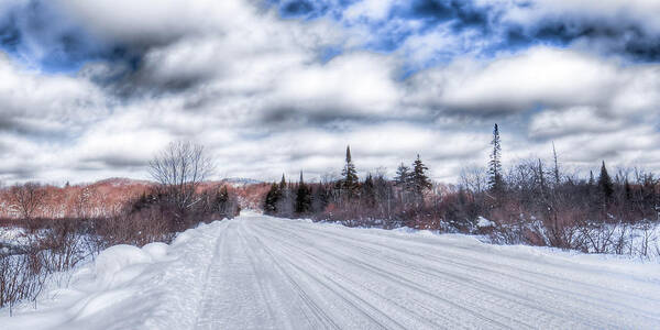 Landscapes Art Print featuring the photograph Trail One in Old Forge 2 by David Patterson