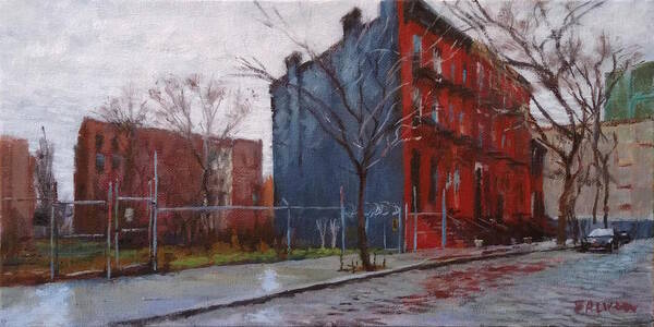 New York Art Print featuring the painting Waiting for Spring No. 2 by Peter Salwen