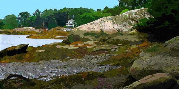 Maine Art Print featuring the photograph Maine Coast #1 by Robert Bissett