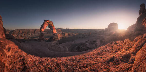 Arches Art Print featuring the photograph Delicate Light by Carlos F. Turienzo