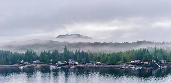 Ketchikan Alaska Art Print featuring the photograph Early Morning Fog by Charles McCleanon