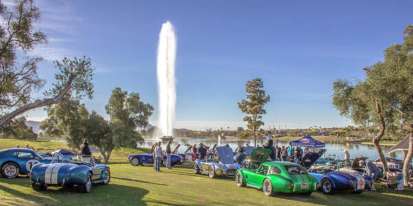 Fountain Hills Art Print featuring the photograph Fountain Hills Cobras by Darrell Foster