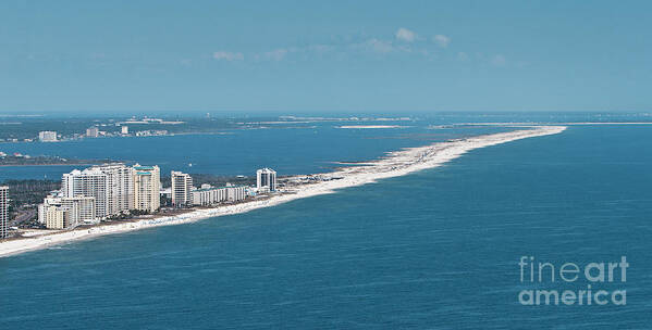 Johnson Beach Art Print featuring the photograph Johnson Beach by Gulf Coast Aerials -