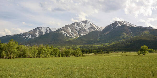 Four Seasons Art Print featuring the photograph Mount Princeton - Spring by Aaron Spong